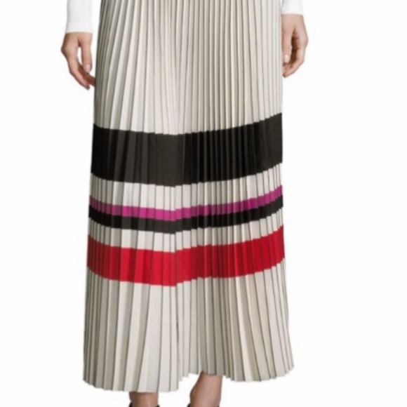 Max Studio Pleated Crepe Midi Skirt - Picture 2 of 3
